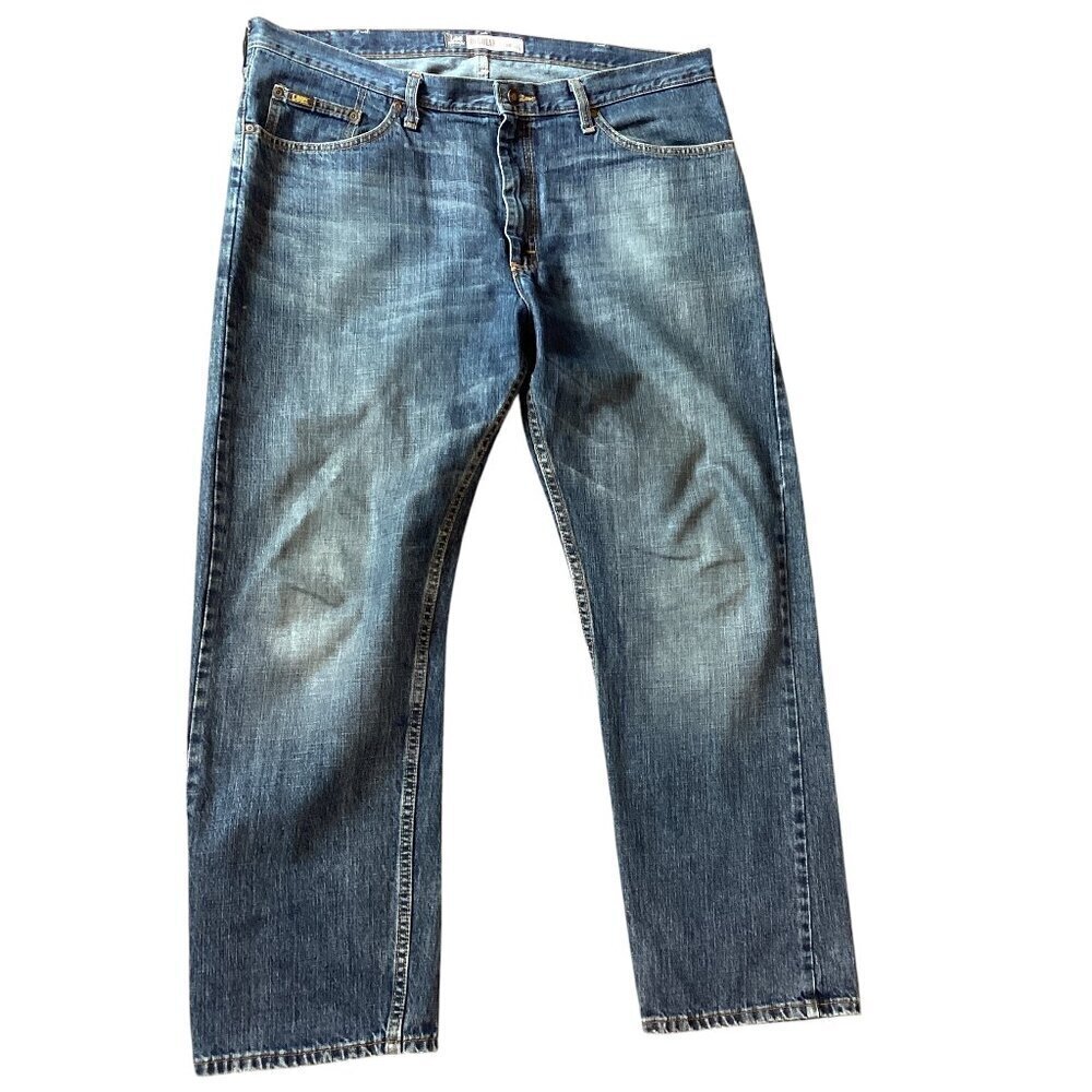 Mens Lee Premium‎ Select Regular Straight Blue Jeans 40 x 30 #234G